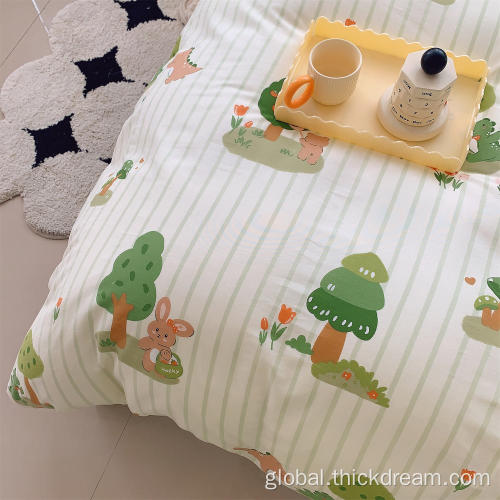 Jungle exploration bed sheet cover bedding pillowcase set